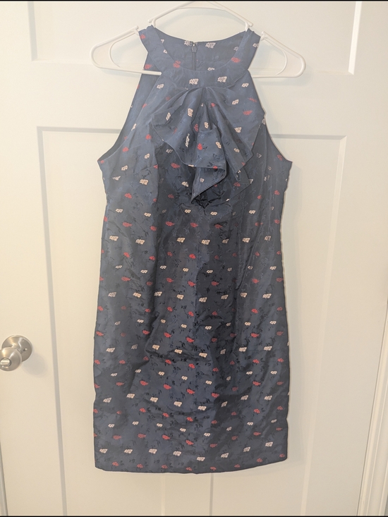 Banana Republic Dresses & Skirts - Banana Republic Navy Dress with Pink & Cream Floral Embroidery